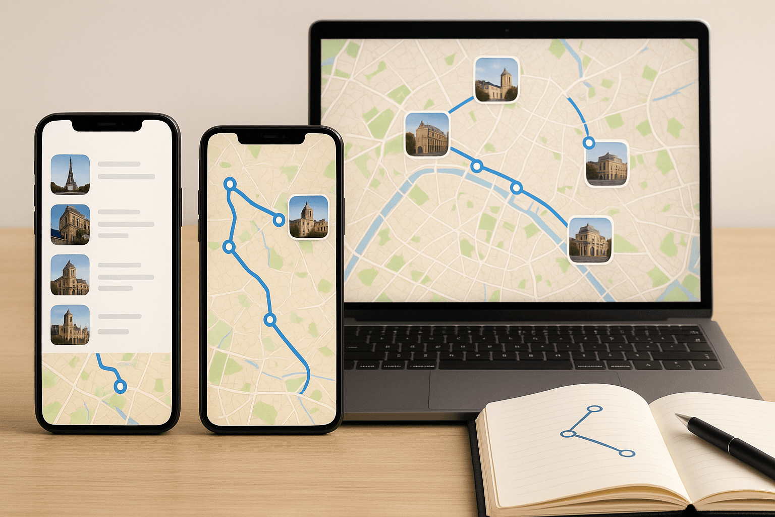 Comparatif des meilleures applications de planification de voyage