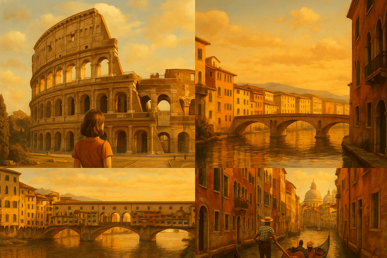 Itinéraire express Italie : 7 jours entre Rome, Florence et Venise sans compromis